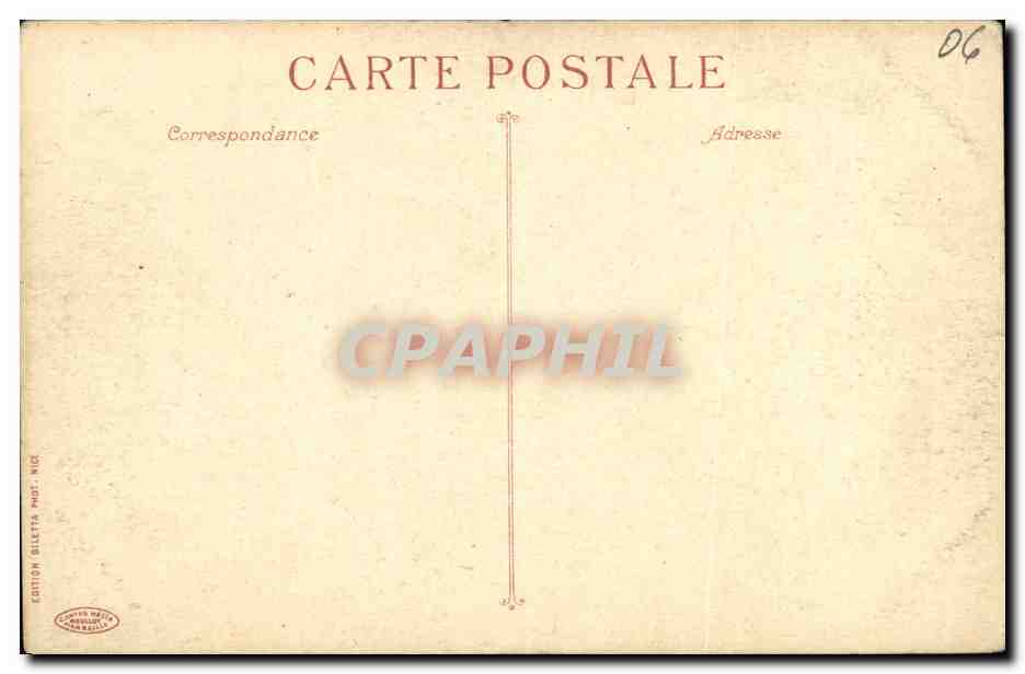 CPA Nice La Grotte Jardins des Palmiers — Rückseite