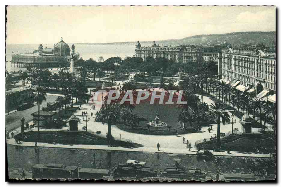 CPA Nice Le Jardin Albert 1er et le palais de la jetee
