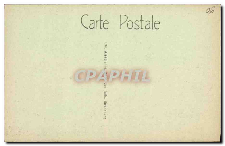 CPA Nice Chiiez Les Hotels et le Mont Chauve — Verso