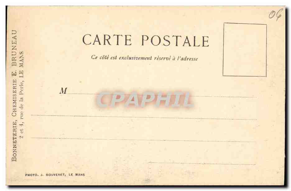 CPA Nice Jardins du Casino — Rückseite