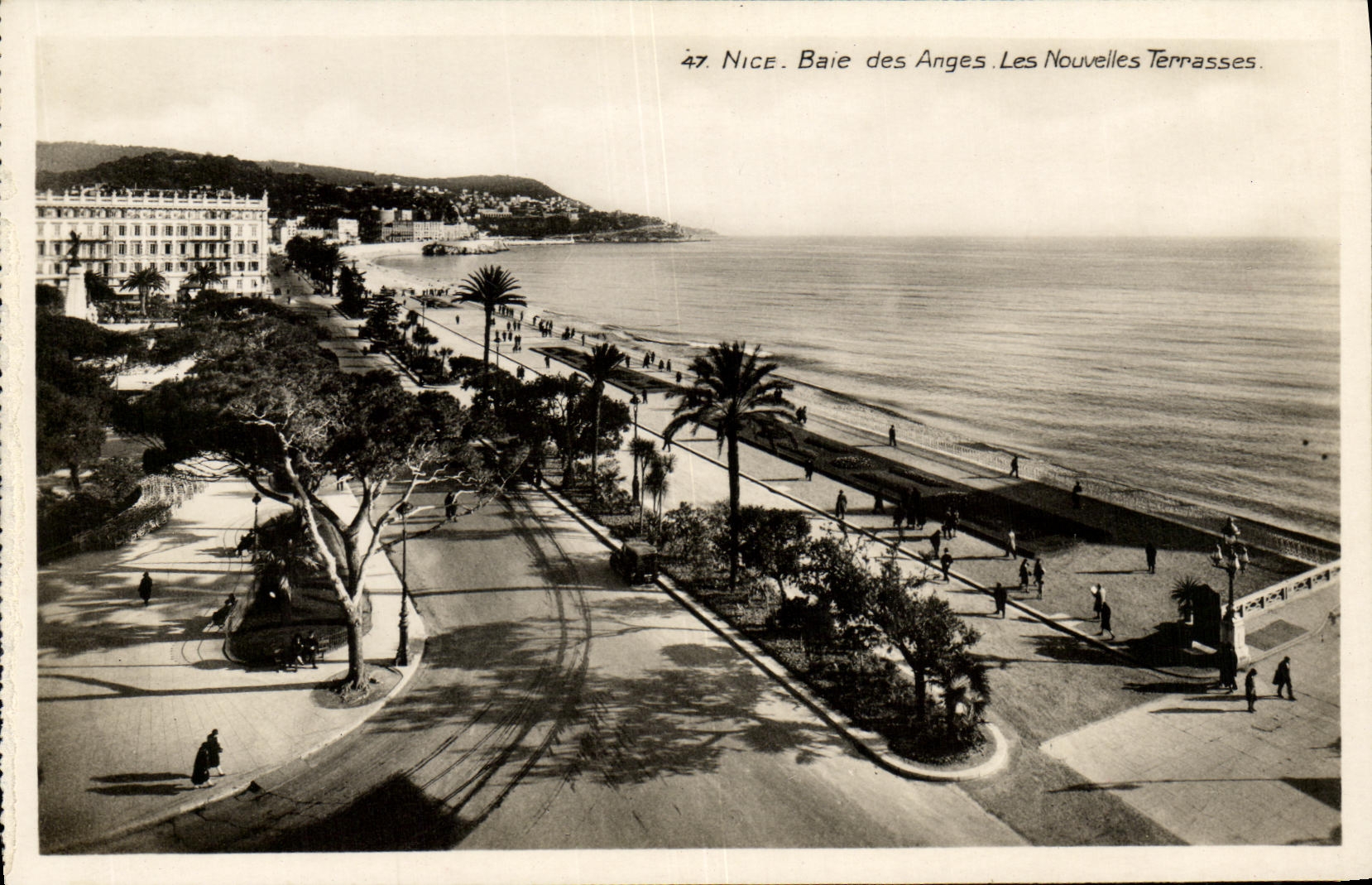 CPA Nice Baie des Anges Les Nouvelles Terrasses