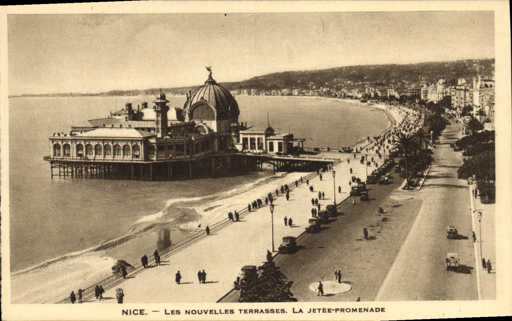 CPA Nice Les Nouvelles Terrasses La Jetee Promenade