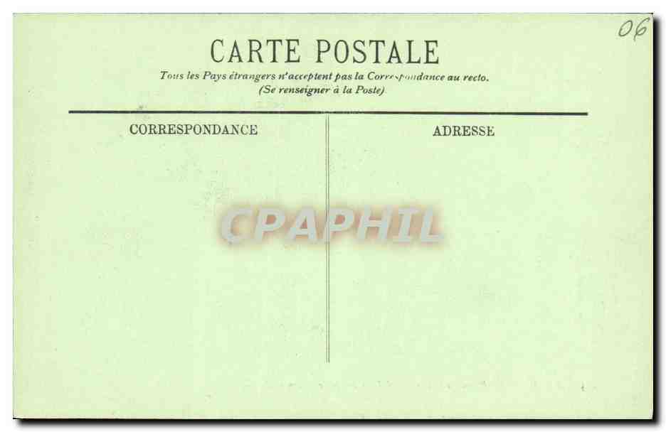 CPA Nice La Promenade des Anglais et la Jetee Promenade — Rückseite