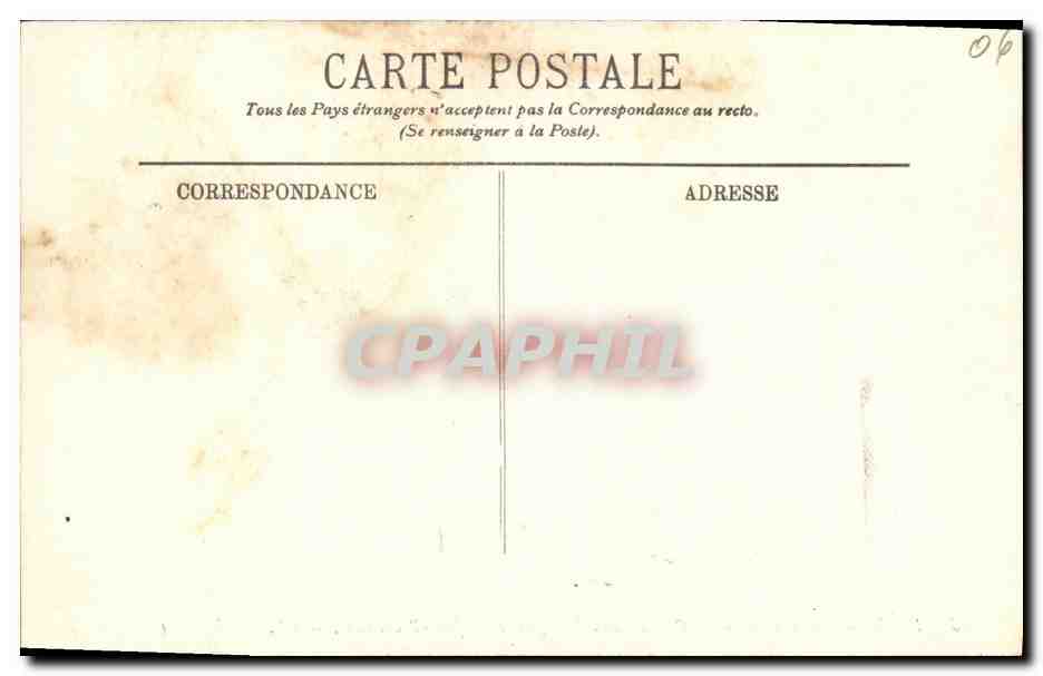 CPA Nice Vue Generale de la Promenade des Anglais et la Jetee Promenade — Rückseite