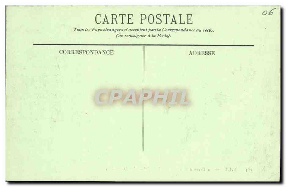 CPA Nice La Premenade des Anglais Effet de nuit — Rückseite