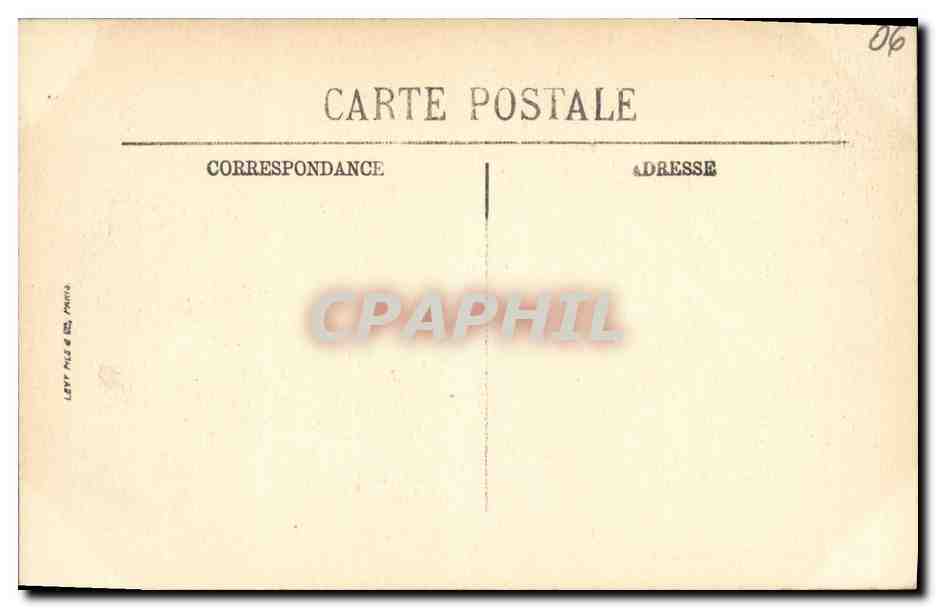 CPA Nice Quai du Midi et Palais de la jetee — Rückseite