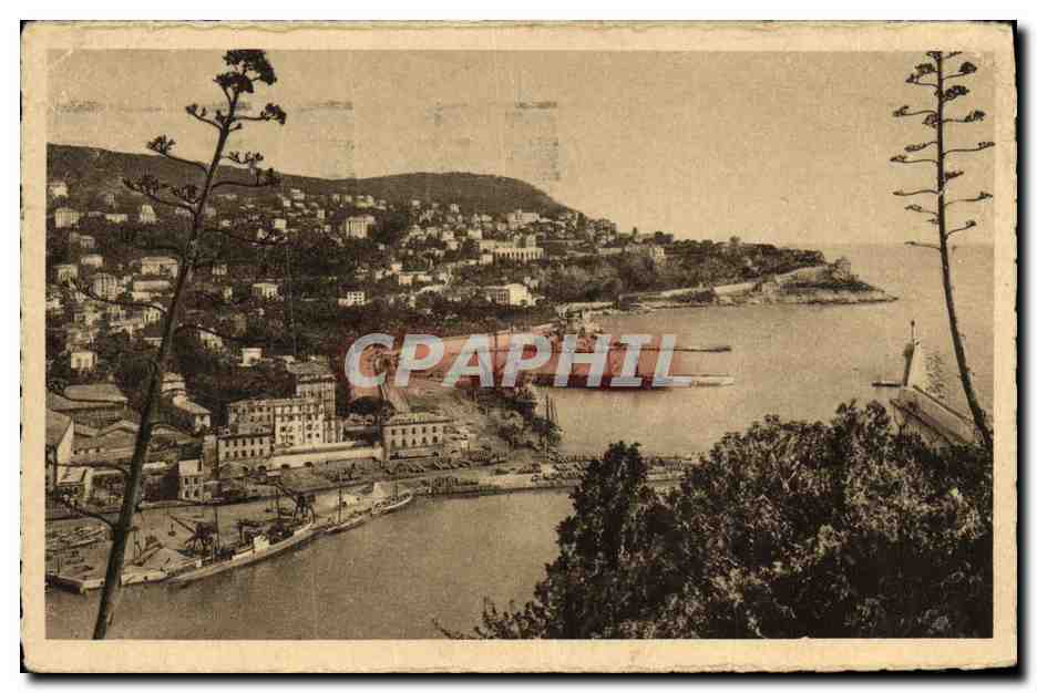 CPA Nice Entree Du Port Mont Boron