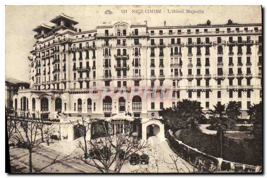 CPA Nice Cimiez L Hotel Majestic