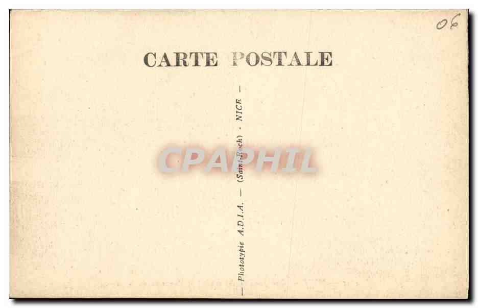CPA Nice Les Jardims Albert 1er et l avenue de Verdun — Rückseite
