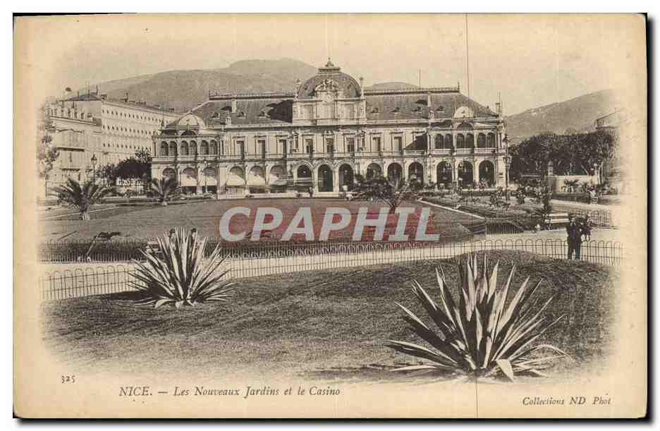 CPA Nice Les Nouveaux Jardins et le Casino