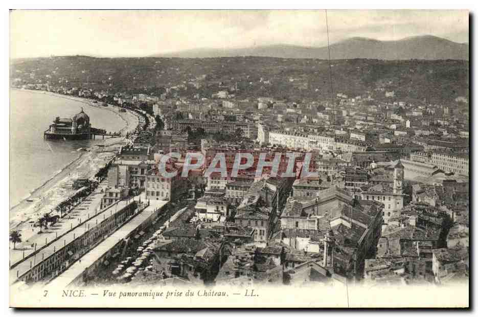 CPA Nice Vue Panormique Prise du Chateau