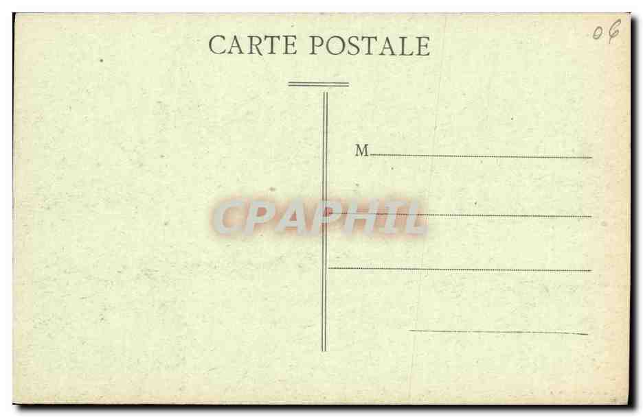 CPA Nice un Coin des Arenes de Cimiez — Rückseite