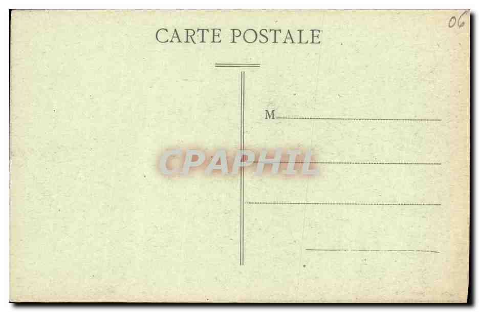 CPA Nice Un Coin des Arenes de Cimiez — Rückseite