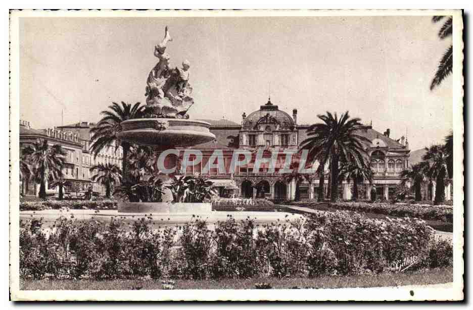 CPA Nice le casino municipal Les jardins d Albert 1er