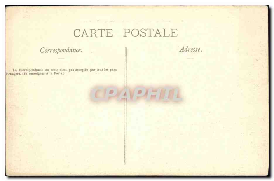CPA Nice Villefranche La Petite Darse — Rückseite