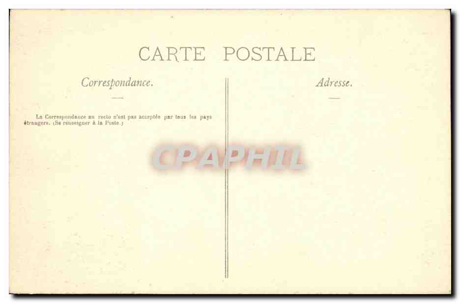 CPA Nice Villefranche La jetee Bateau — Verso