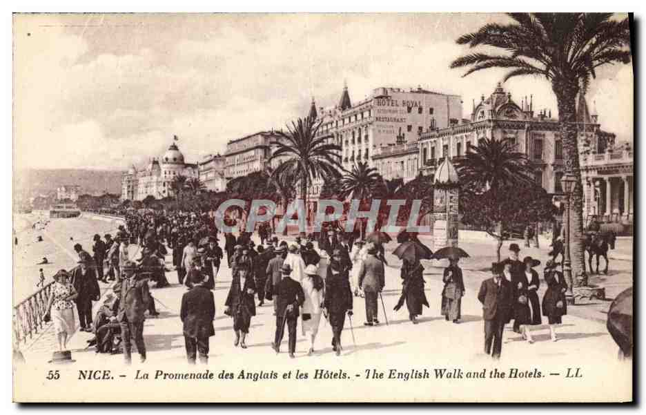CPA Nice La Promenade des Anglais et les Hotels