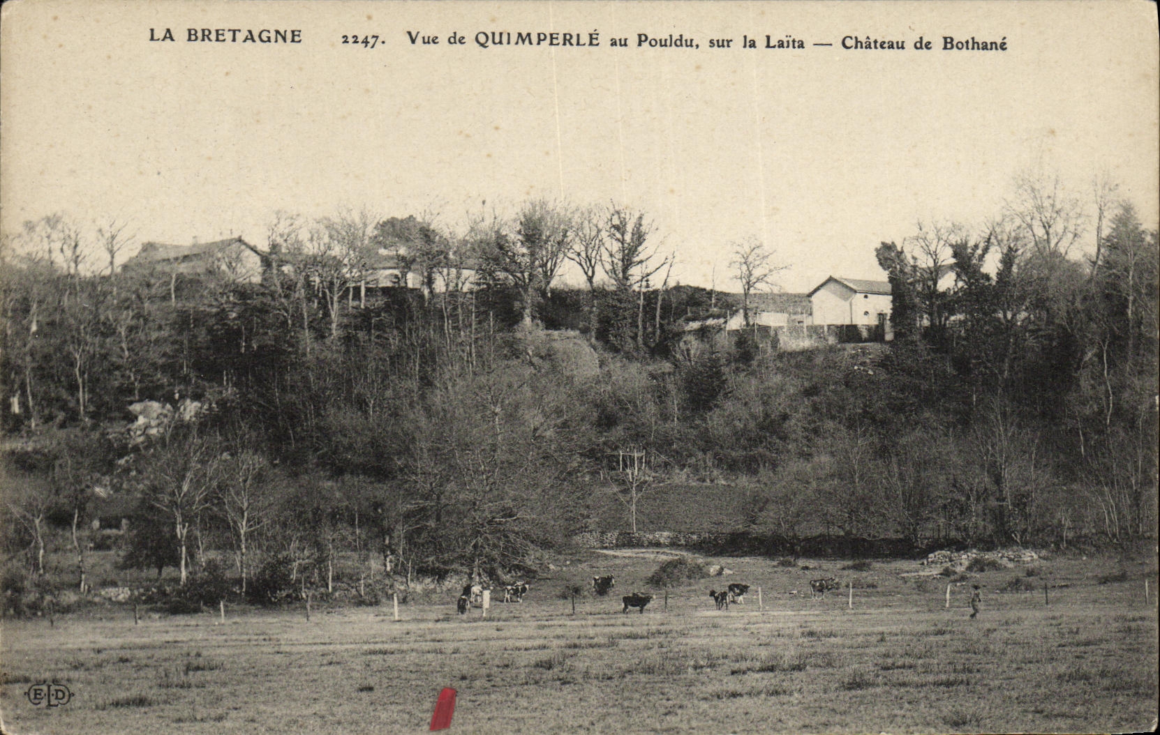 CPA La Bretagne Vue de Quimperle au Pouldu sur la Chateau de Bothane