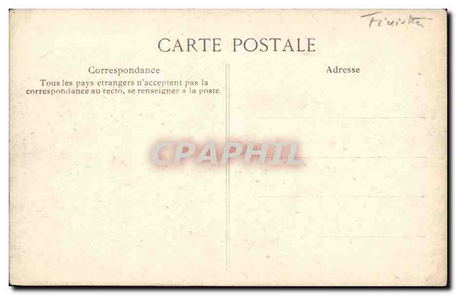 CPA La Bretagne Vue de Quimperle au Pouldu sur la Chateau de Bothane — Rückseite