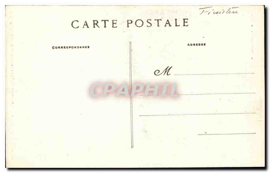CPA Quimperle Ruines de L Eglise Saint Colomban Ancienne sacristie Enfants — Rückseite