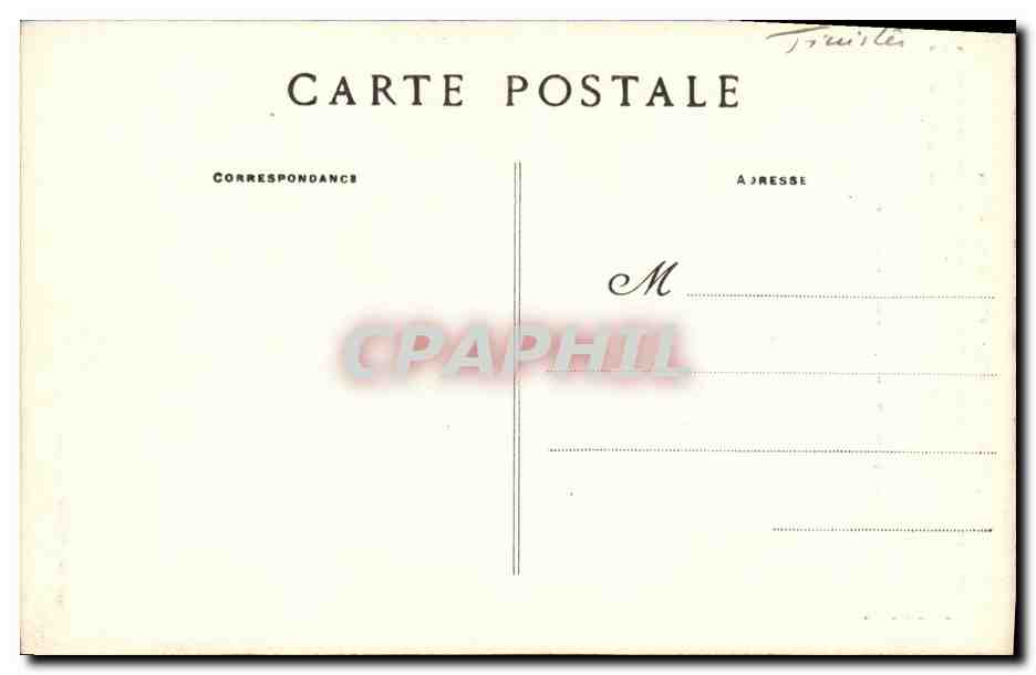 CPA Quimperle Eglise Saint Croix Marche — Rückseite