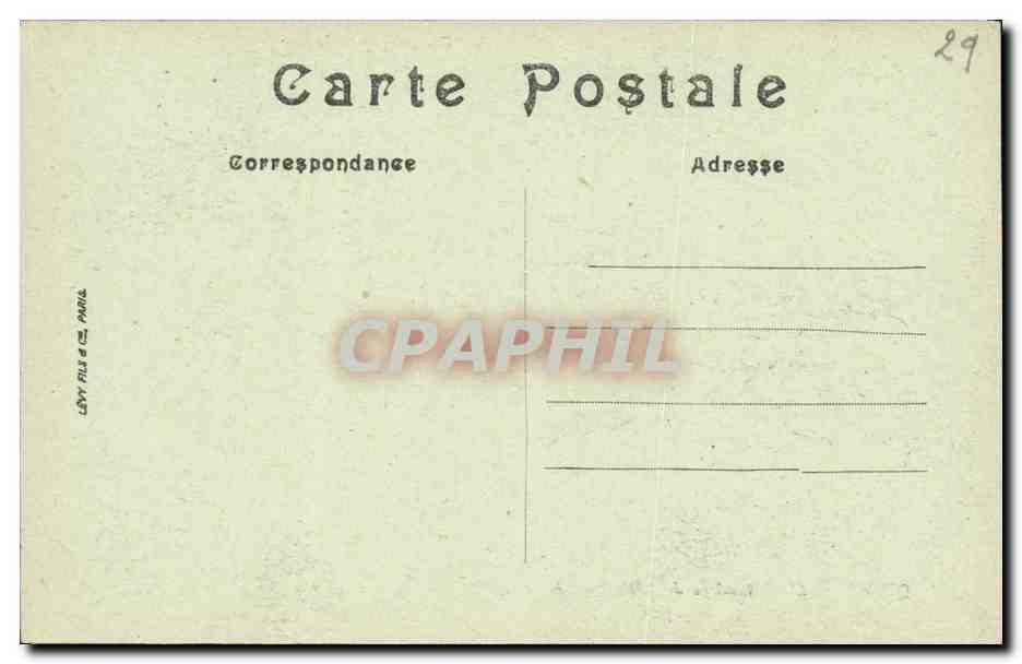 CPA Quimperle Tombeau de L Abbe Gurloes — Rückseite