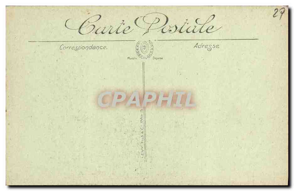 CPA Saint Pol de Leon Place du Parois — Rückseite