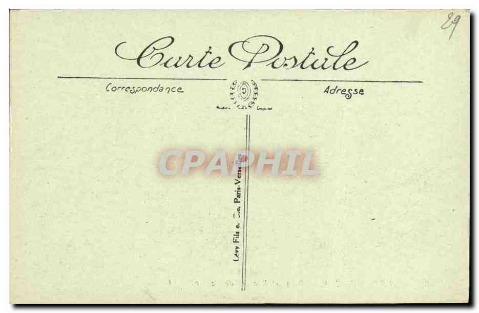 CPA Saint Pol de Leon Plage et Rochers de Santec — Rückseite