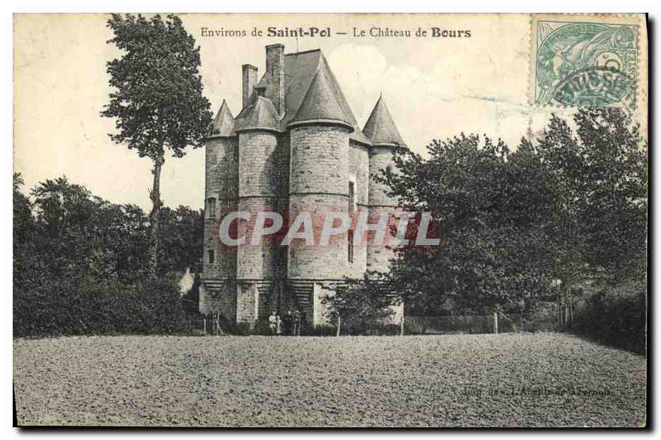CPA Environs de Saint Pol de Leon Le Chateau de Bours