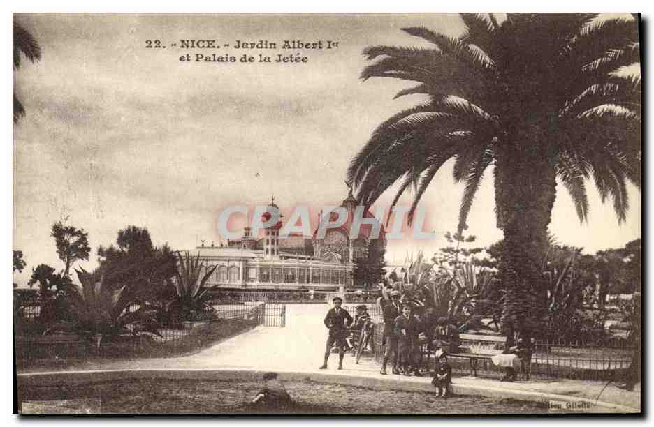 CPA Nice Jardin Albert 1er et Palais de la Jetee