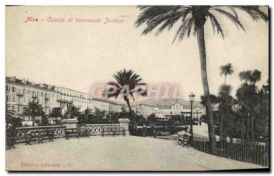 CPA Nice Casino et Nouveaux Jardins