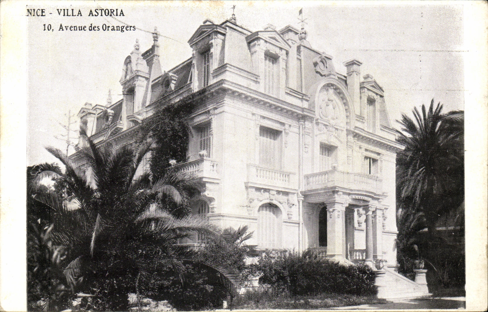 CPA Nice Villa Astoria Avenue des Orangers