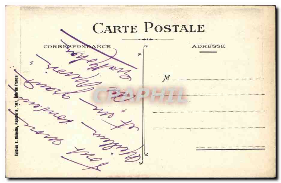 CPA Nice Villa Astoria Avenue des Orangers — Rückseite