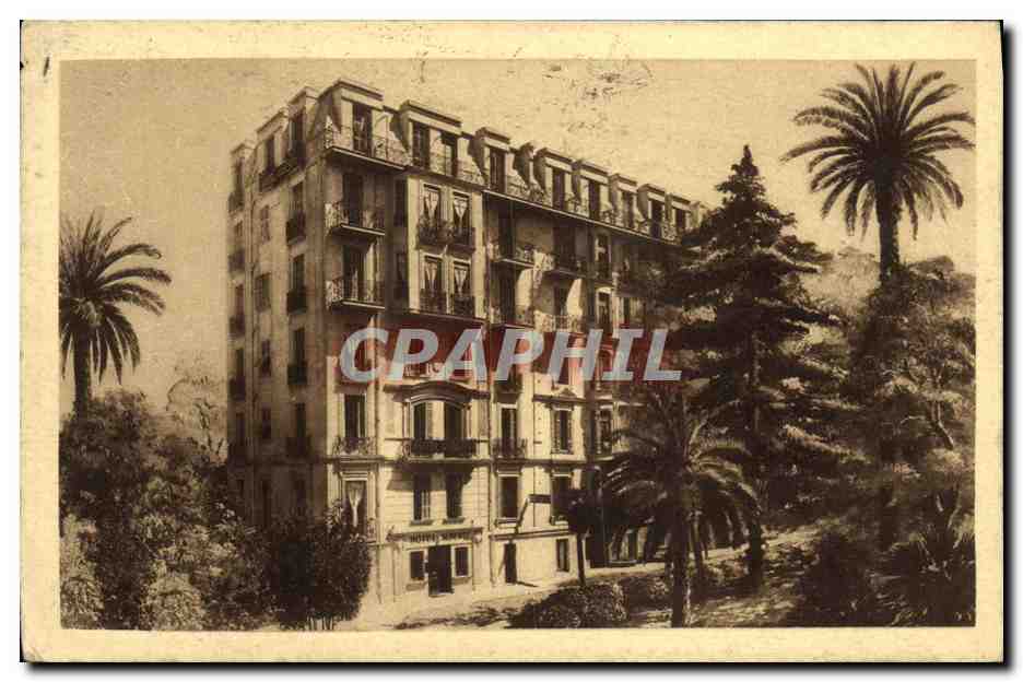 CPA Hotel Alberti Meuble Entierement neuf plein centre rue Alberti Nice 