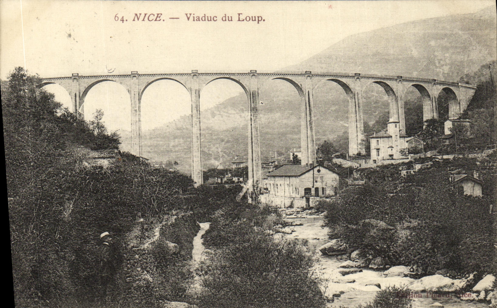 CPA Nice Viaduc du Loup
