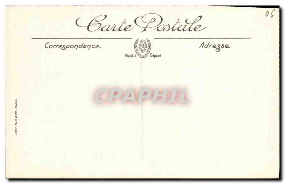 CPA Nice Le quai du Midi vu des Ponchettes — Verso