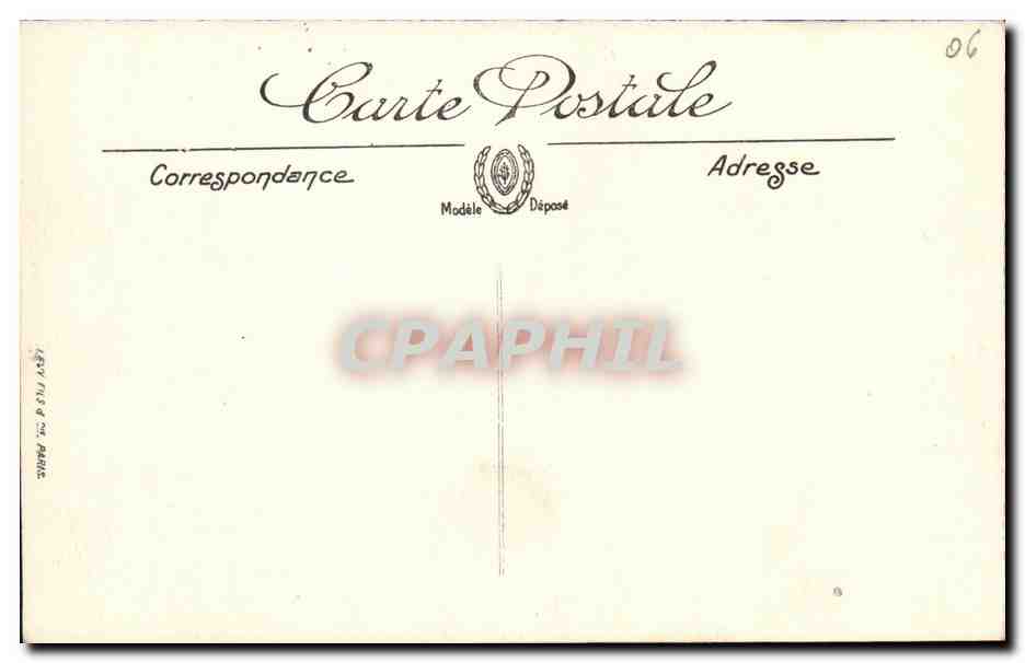 CPA Nice Le Palais de la Jetee et la Promenade des Anglais — Rückseite