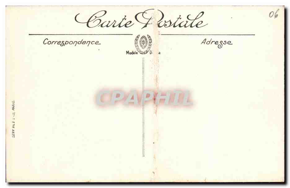 CPA Nice La Promenade du Midi et le Chateau — Rückseite