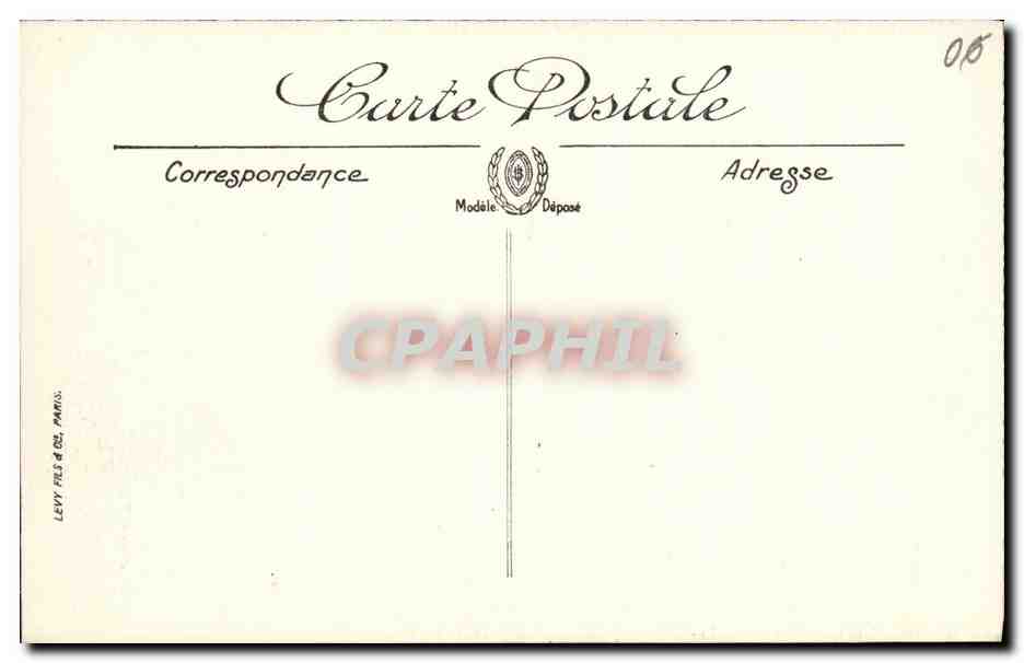 CPA Nice Panorama Le Chateau et le Mont Boron — Verso