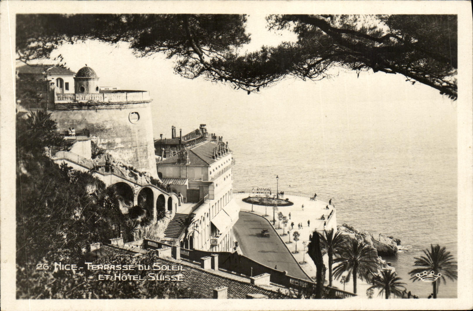 CPA Nice Terrasse du Soleil et Hotel Suisse