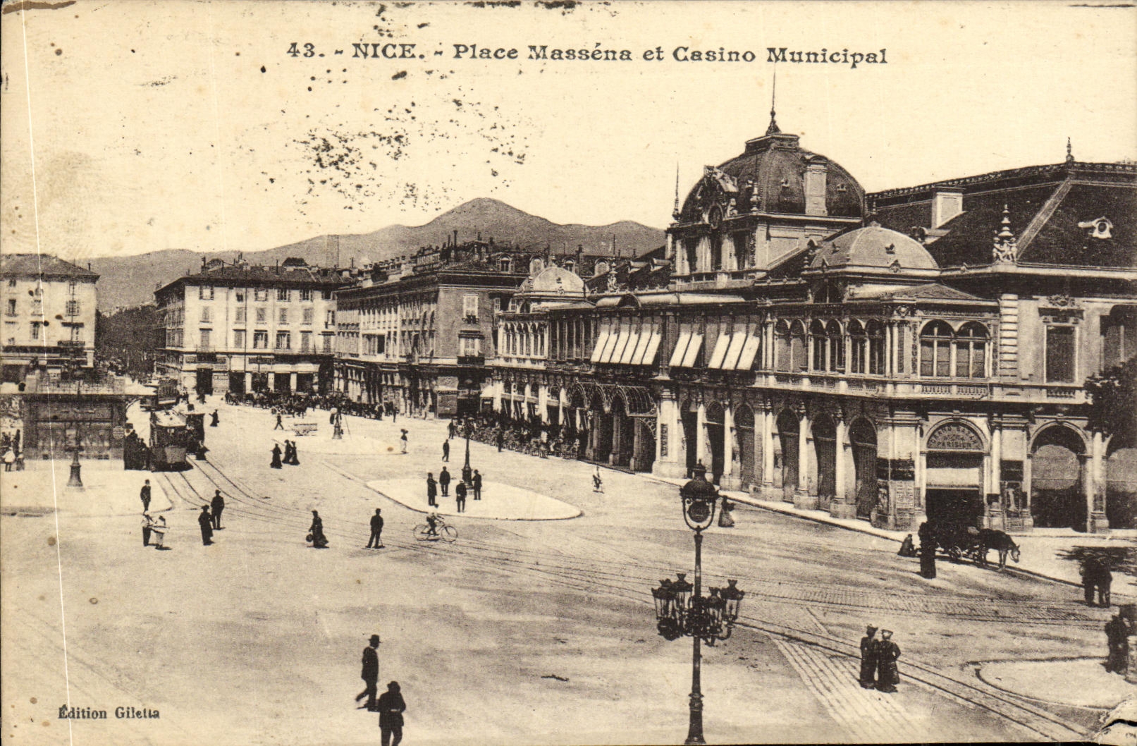CPA Nice Place Massena et Casino Muincipal