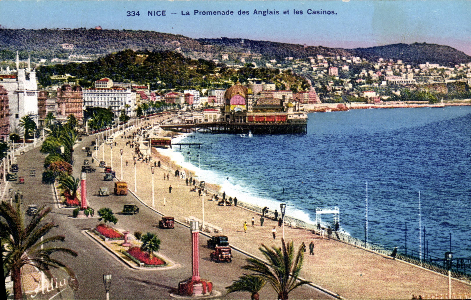 CPA Nice La Promenade des Anglais et les Casinos