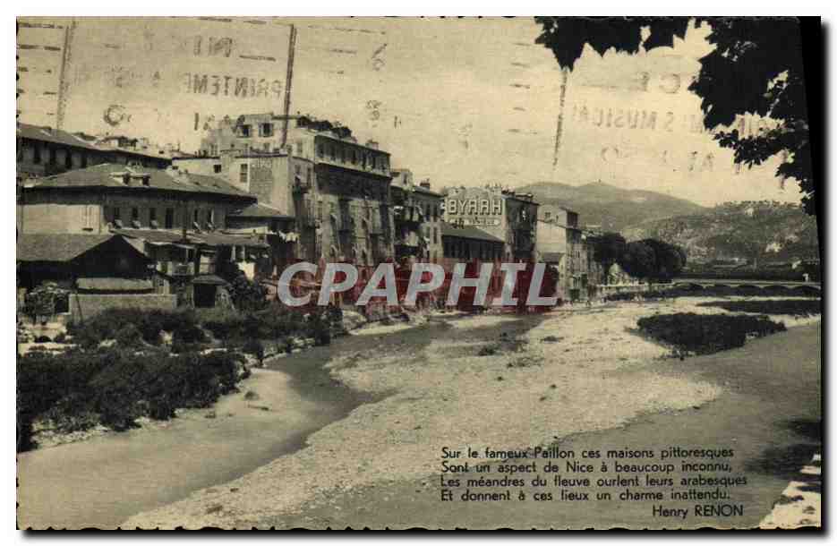 CPA Nice Vieilles maisons sur le Paillon