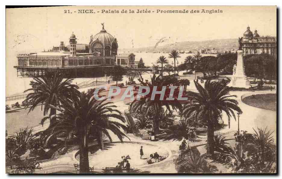 CPA Nice Palais de la Jetee Promenade des Anglais