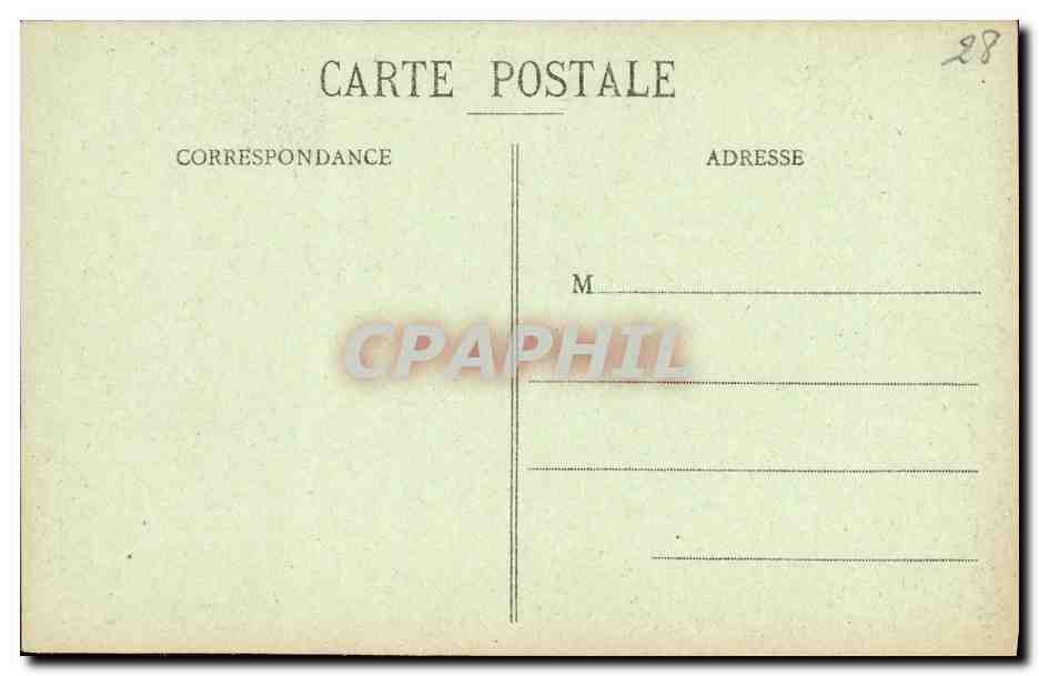 CPA Chartres La Cathedrale Details du Proche du Portail sud De Gauche a droite St Martin St Gerome St Gregoire St Avit — Verso