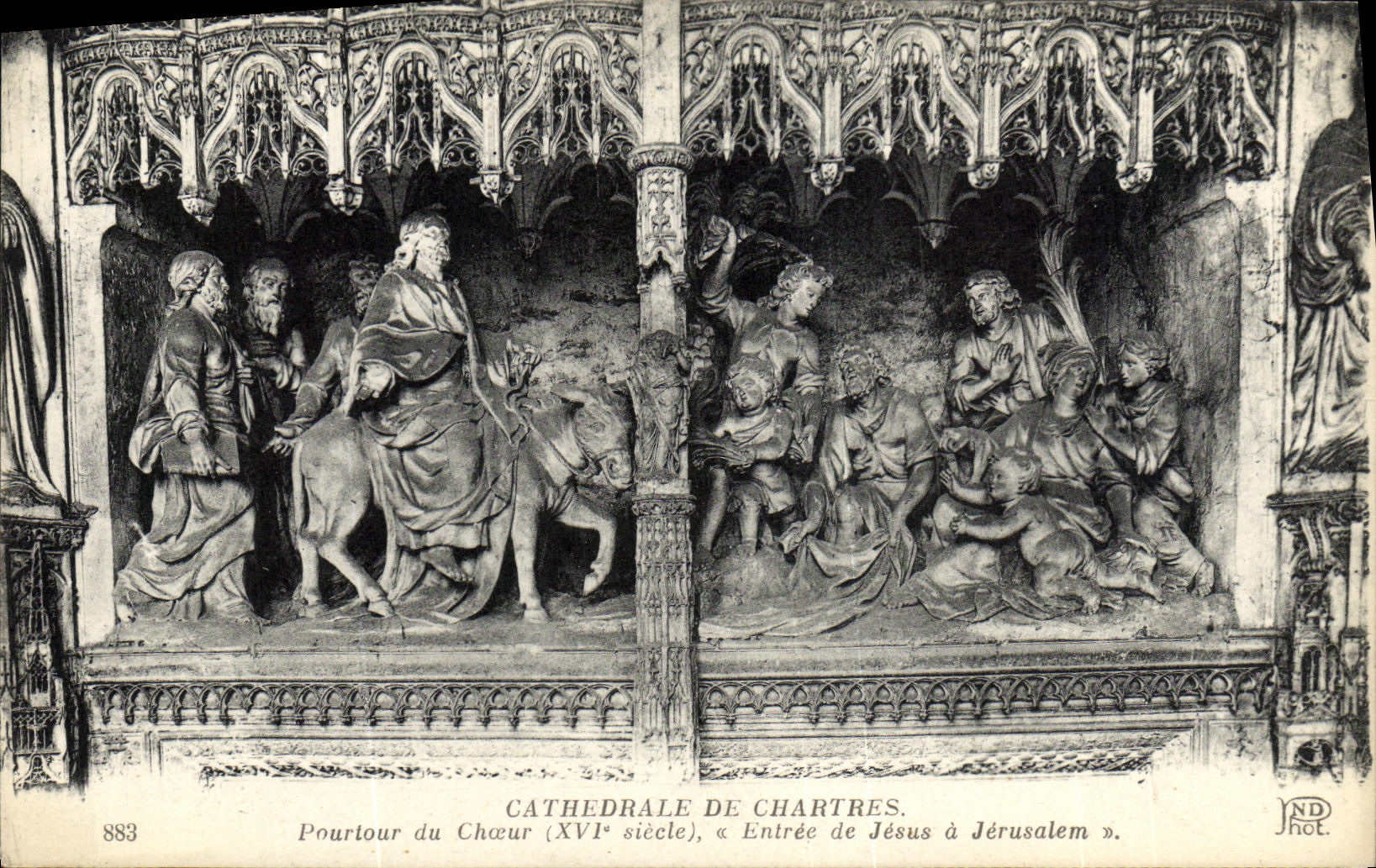CPA Cathedrale de Chartres Pourtour du Choeur XVl siecle