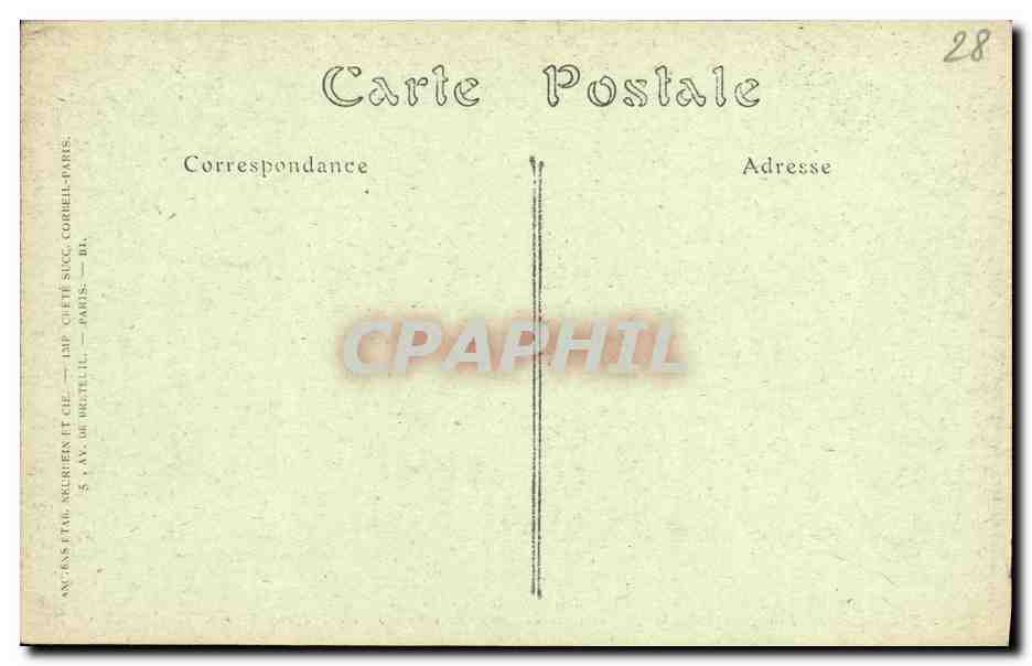 CPA Cathedrale de Chartres Pourtour du Choeur XVl siecle — Verso