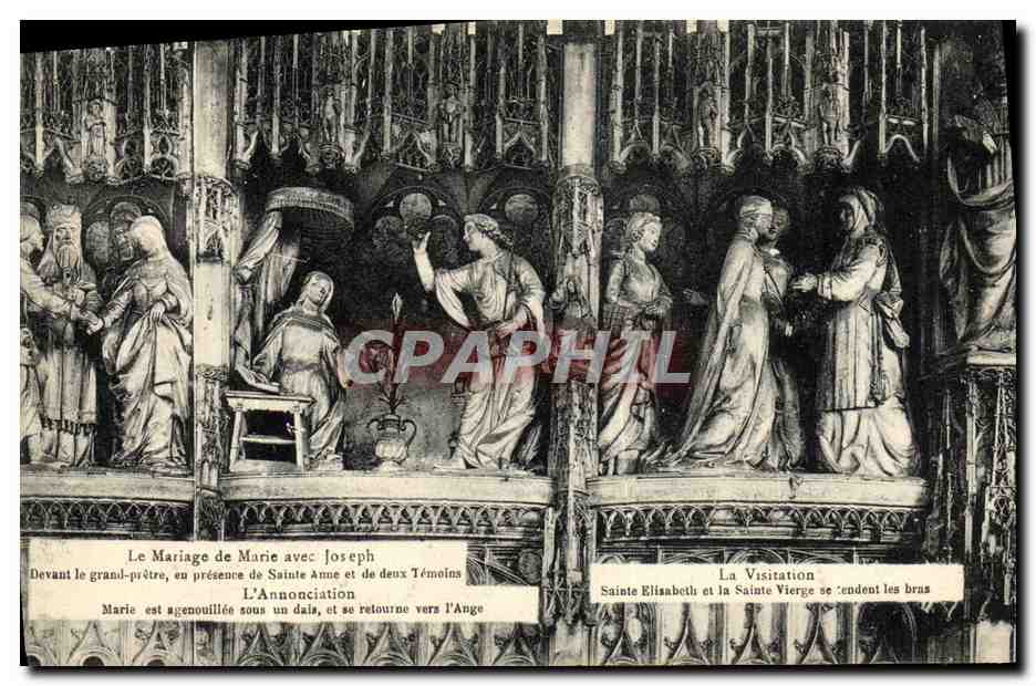 CPA Le Mariage de Marie avec Joseph chartres