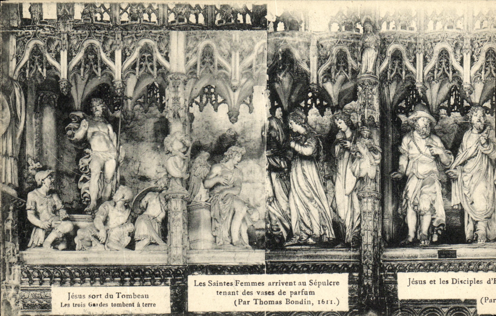 Scènes du tombeau de Thomas Bondin — 1611 — éditeur inconnu
