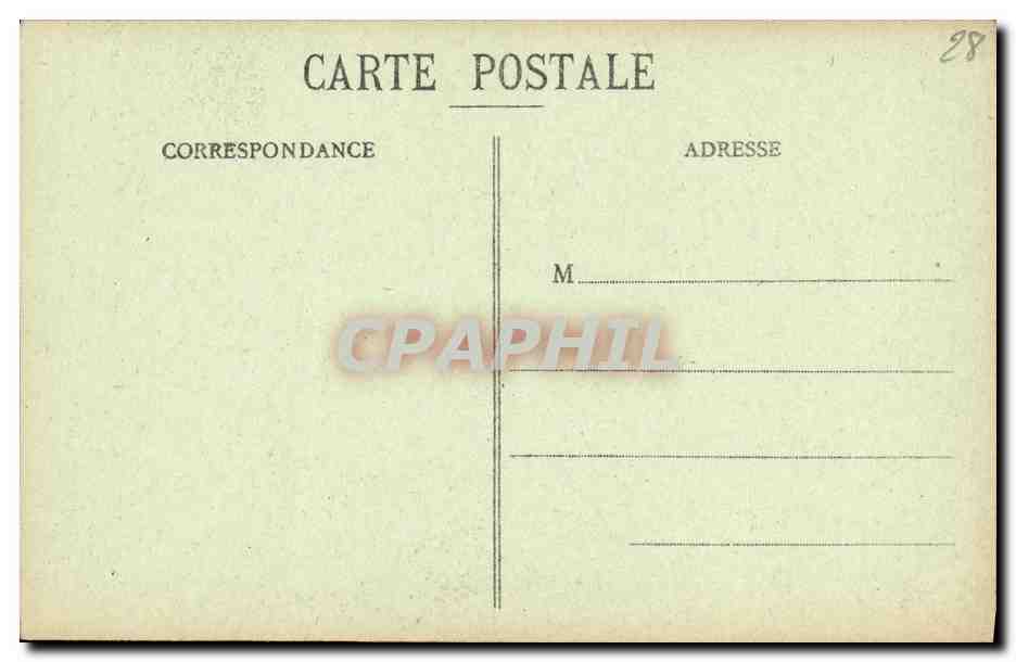 CPA Chartres La Cathedrale Details du Porche du Portail sud St Vincent Diacre St Denis eveque de Paris St Piat St George — Verso
